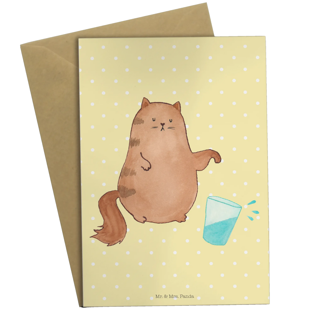 Greetings card Cat water glass Ansichtskarten, Klappkarte, Hochzeitskarte, Grußkarte, Glückwunschkarte, Karte, Einladungskarte, Geburtstagskarte, Katze, Katzenmotiv, Katzenfan, Katzendeko, Katzenfreund, Katzenliebhaber, Katzenprodukte, Katzenartikel, Katzenaccessoires, Katzensouvenirs, Katzenliebhaberprodukte, Katzenmotive, Cats, Katzenbesitzerin, Katzen, Kater, Mietze, Wasser, Katzenhalter, Glas, Cat, Haustier
