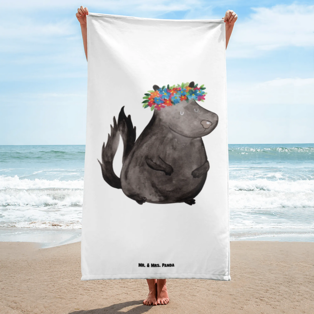 XL ręcznik kąpielowy skunks dziewczynka Stinktier, Skunk