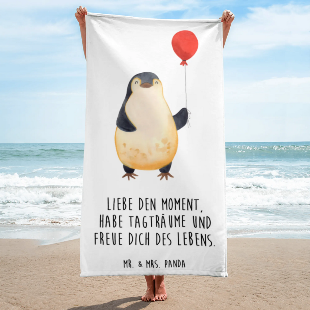 XL ręcznik kąpielowy pingwin balon Pinguin
