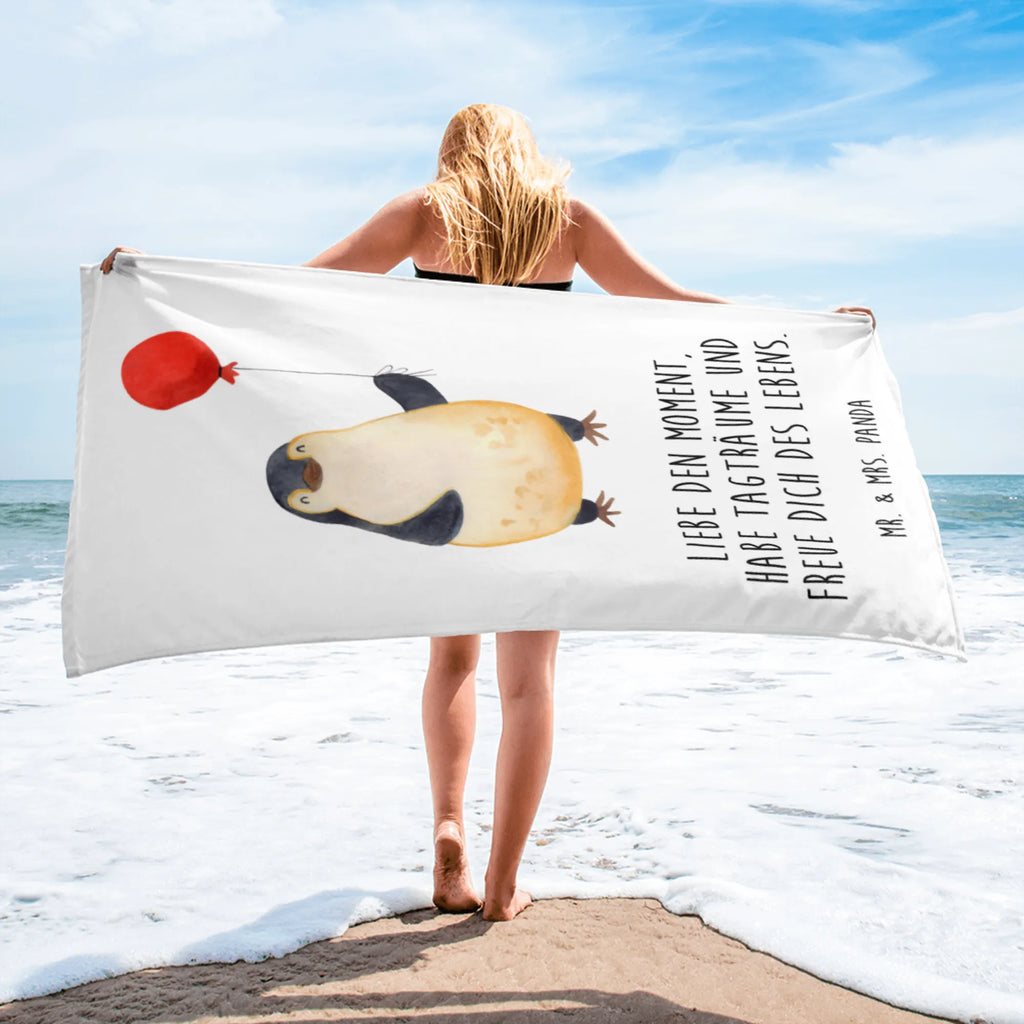 XL ręcznik kąpielowy pingwin balon Pinguin