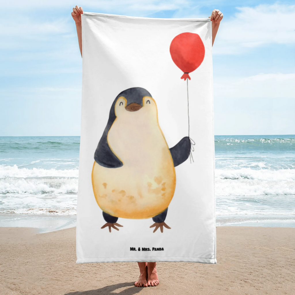XL ręcznik kąpielowy pingwin balon Pinguin