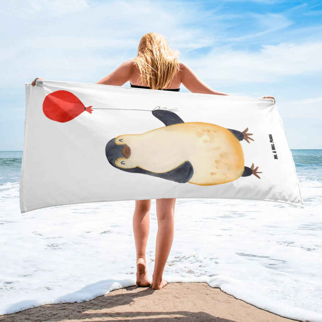 XL ręcznik kąpielowy pingwin balon Pinguin