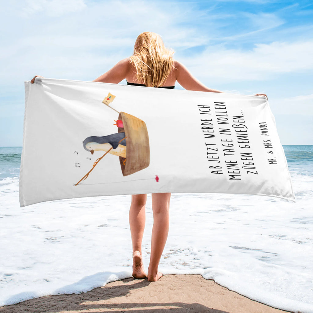 XL bath towel Penguin fishing boat luxury bath sheet, spa towel, large beach towel, oversized towel, extra large swim towel, XL bath towel, Penguin, North Pole, Winter, Penguins, gift idea heartache, motivation, separation, boat, life, fishing, new start, new beginning, divorce, fishing boat, love of life, enjoy, penguins