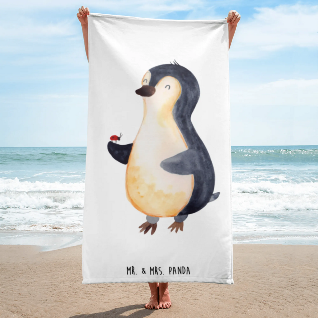 XL bath towel Penguin ladybug oversized towel, XL bath towel, extra large swim towel, spa towel, large beach towel, luxury bath sheet, Penguin, North Pole, Winter, Penguins, joy of life, love, happiness, joy, ladybird, penguins, wonder