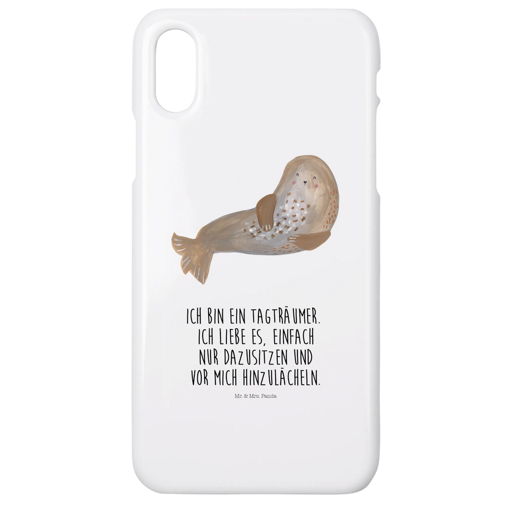 Phone case seal Laugh mobile cover, Iphone 10, Iphone X, case, mobile phone, cover, mobile phone case, small animals, cute, funny, cute animal motives, hand drawn, small world, funny sayings, good mood, happy, gifts, gift ideas, special gifts, animal lover, card, Seals, Baltic Sea, North Sea, Sea animal, Beach, Seal