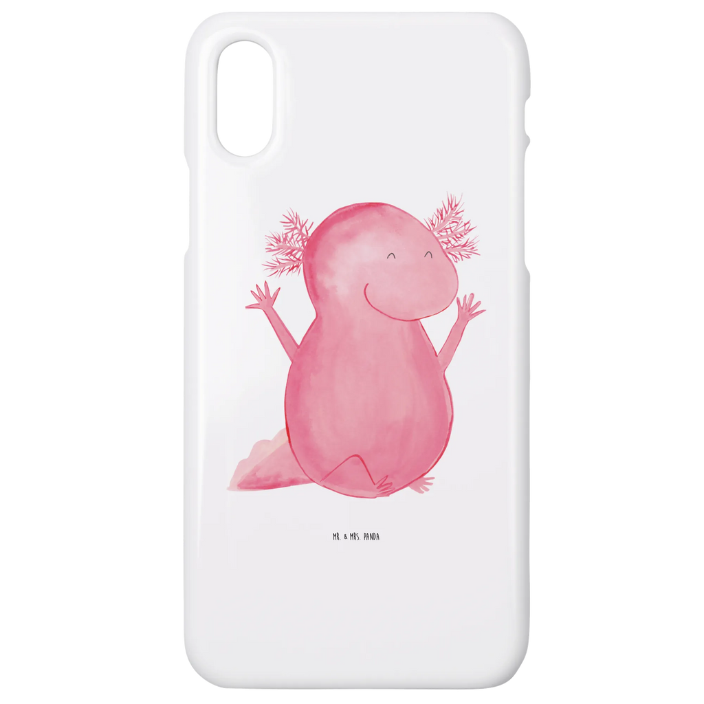 Phone case axolotl Hooray case, mobile phone, Iphone 10, cover, mobile cover, mobile phone case, Iphone X, Axolotl, Axelotl, marine animals, Mexican walking fish, salamander, motivation, fun, joy, amphibian, cheerful, axolotl, tail, axolot, satisfaction