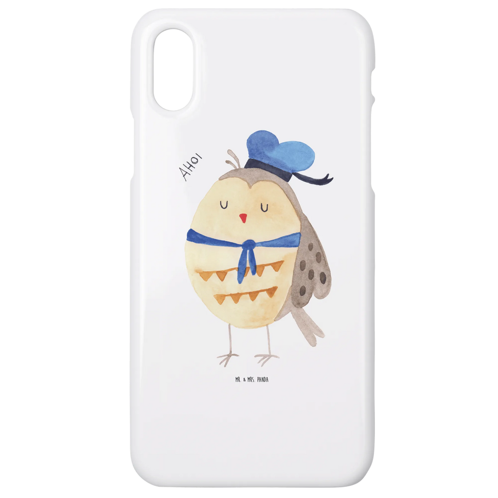 Phone case Owl sailor Iphone 10, mobile phone case, case, mobile cover, Iphone X, cover, mobile phone, owl, forest animal, bird, nocturnal, gift ideas, birthday present, illustrated, funny, romantic gift, owl decor, Pun funny, Owl decoration, Home port, Mariner, Owl saying, Marriage, Owl, Girlfriend, Wedding anniversary gift, Sailor