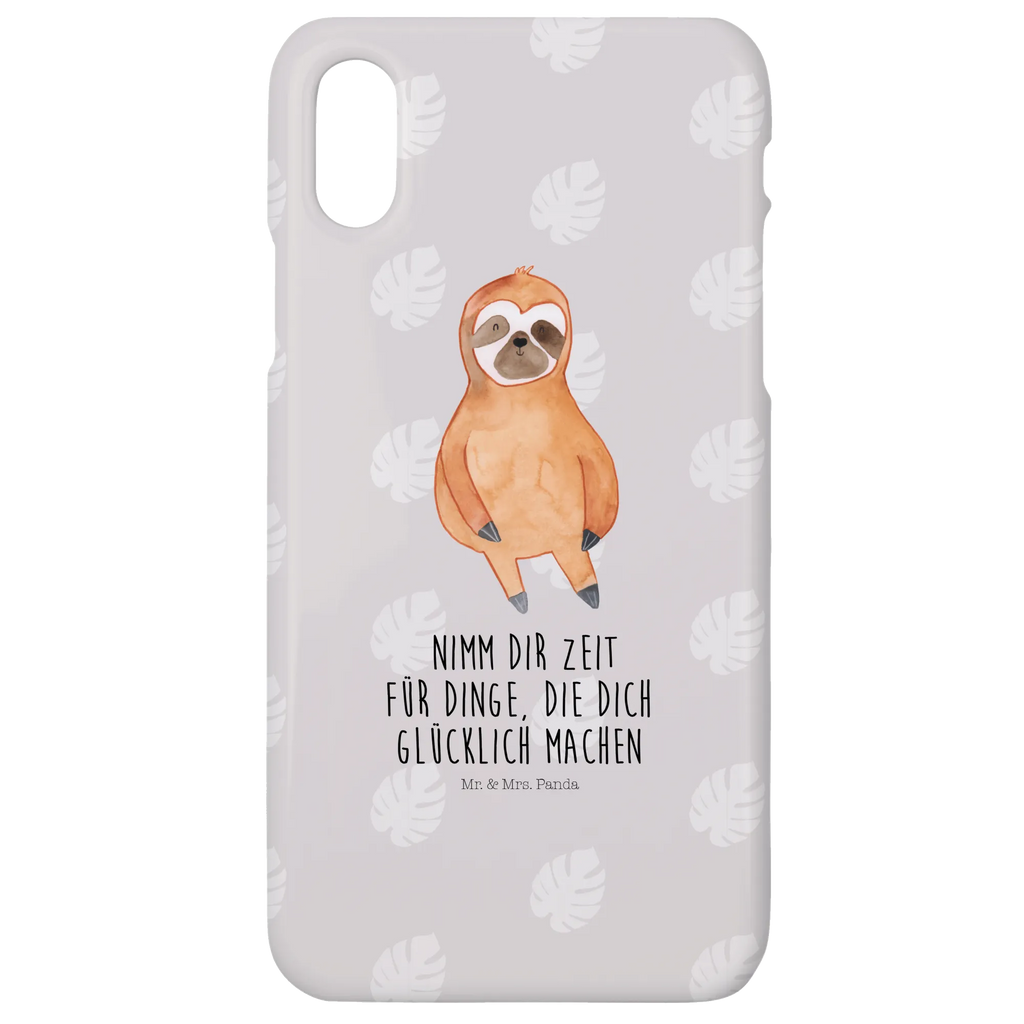 Handyhülle Faultier Zufrieden Iphone 10, Handy, Cover, Handy Case, Hülle, Handycover, Handyhülle, Iphone X, Faultier, Faultier Deko, Faultier Geschenk, Pause, faul, Gelassenheit, Lieblingstier, Zufrieden, Ruhe, Glück, Frieden, Zufriedenheit, glücklich, Faultiere, Relaxen, Happy