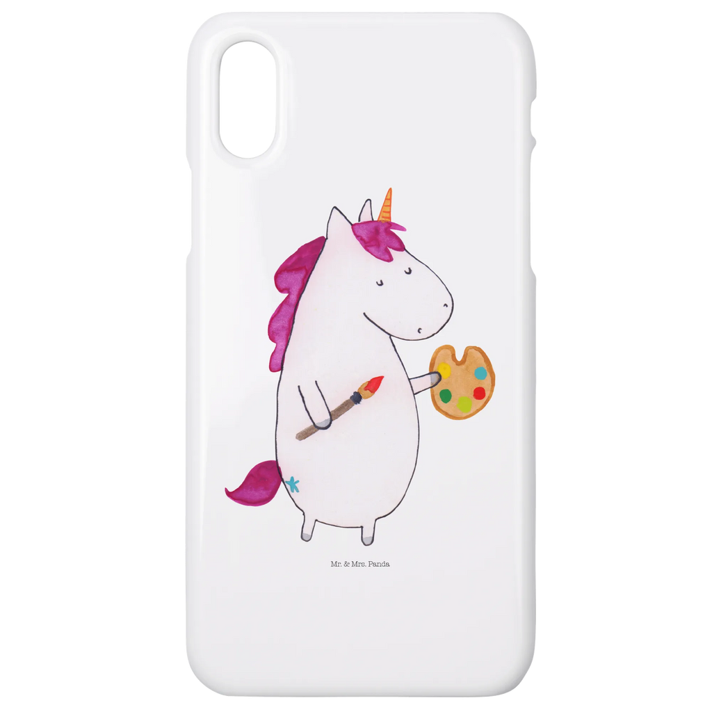 Handyhülle Einhorn Künstler Handyhülle, Hülle, Cover, Handy Case, Iphone X, Handycover, Handy, Iphone 10, Unicorn, Einhorn, Einhorn Deko, Einhörner, Maler, Englisch, Farbe, Artist, Zeichnen, Welt, Geschenk, Malen, Stift, Künstler, Pinsel
