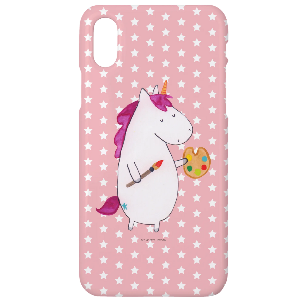 Handyhülle Einhorn Künstler Handyhülle, Hülle, Cover, Handy Case, Iphone X, Handycover, Handy, Iphone 10, Unicorn, Einhorn, Einhorn Deko, Einhörner, Maler, Englisch, Farbe, Artist, Zeichnen, Welt, Geschenk, Malen, Stift, Künstler, Pinsel