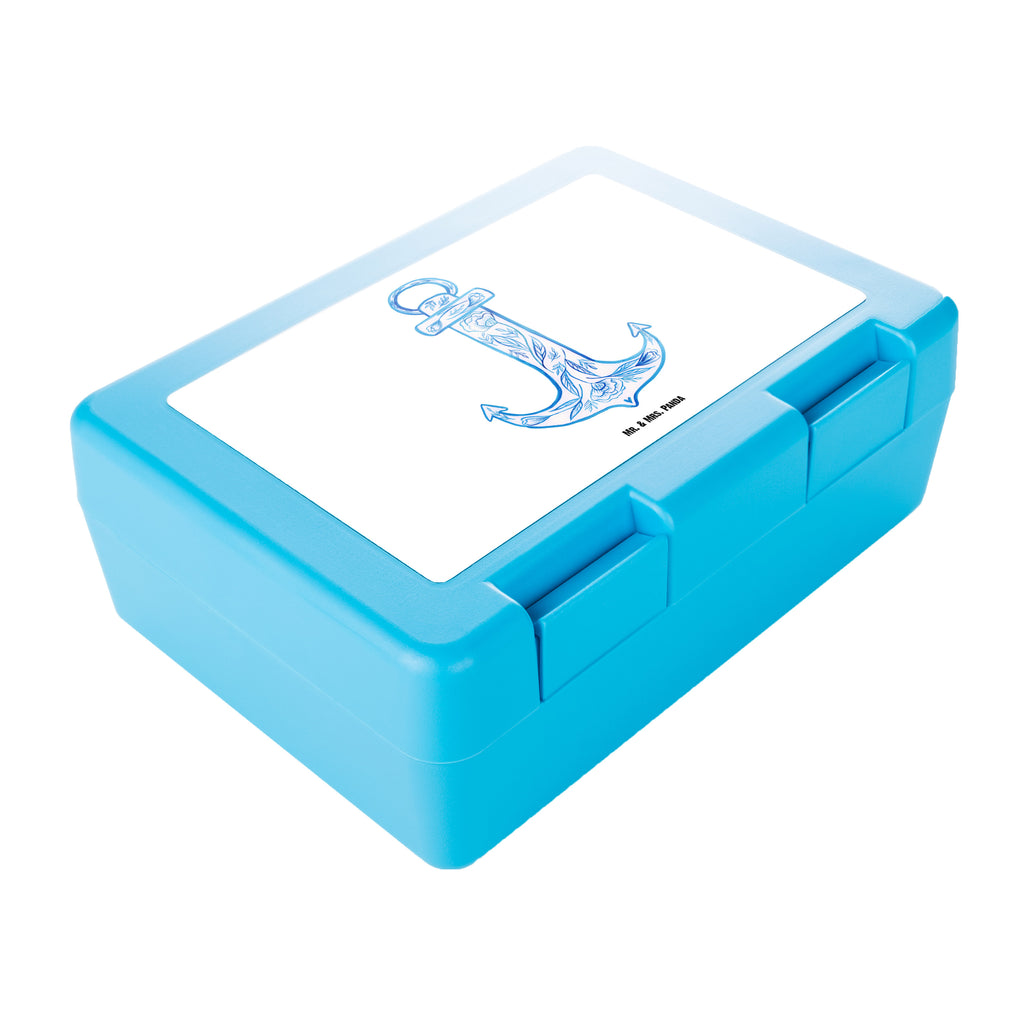 Brotdose Anker Blau Brotbox, Snackbox, Lunch box, Butterbrotdose, Brotzeitbox, Tiermotive, Gute Laune, lustige Sprüche, Tiere