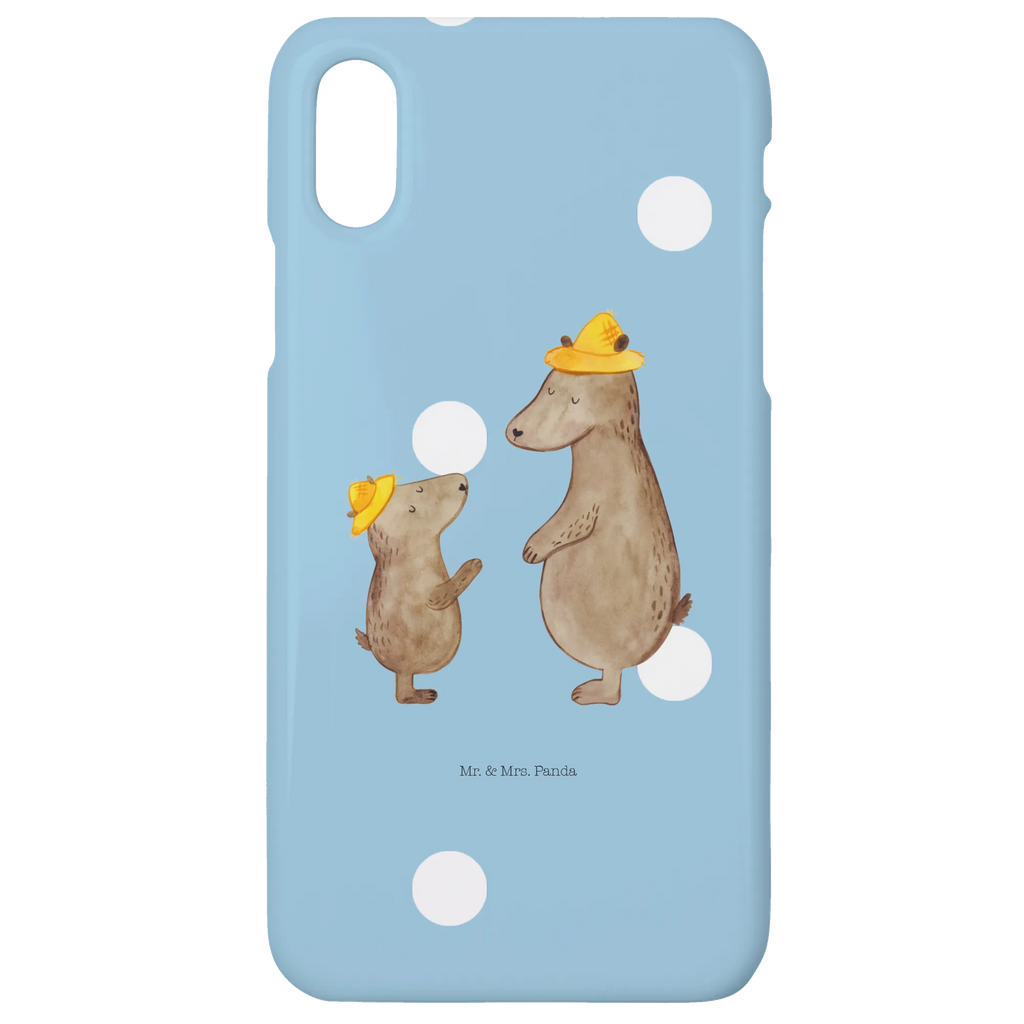 Phone case Bears with hats Handy, Handycover, Iphone X, Hülle, Handyhülle, Iphone 10, Cover, Familie, Vatertag, Muttertag, Bruder, Schwester, Mama, Papa, Oma, Opa, Söhne, Bären, Kind, Vorbild, Dad, Bär, Lieblingsmensch, Daddy, Sohn, Vater-Sohn, Paps, Kinder, Family, Vater, Papi