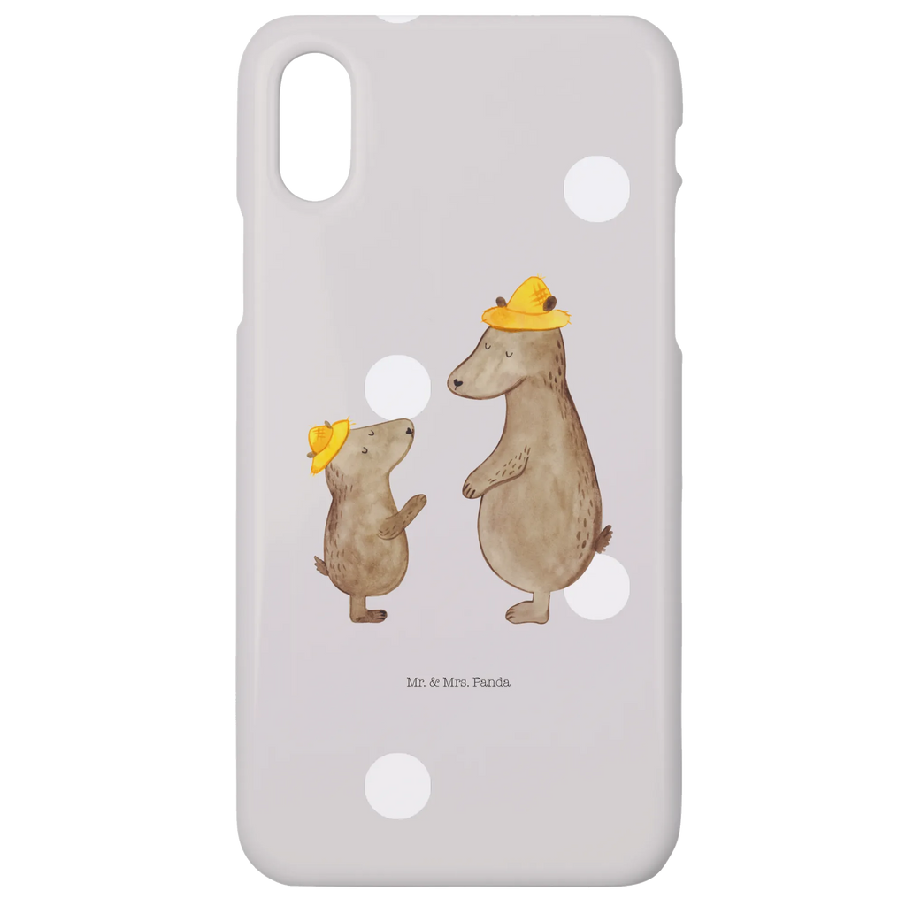 Phone case Bears with hats Handy, Handycover, Iphone X, Hülle, Handyhülle, Iphone 10, Cover, Familie, Vatertag, Muttertag, Bruder, Schwester, Mama, Papa, Oma, Opa, Söhne, Bären, Kind, Vorbild, Dad, Bär, Lieblingsmensch, Daddy, Sohn, Vater-Sohn, Paps, Kinder, Family, Vater, Papi