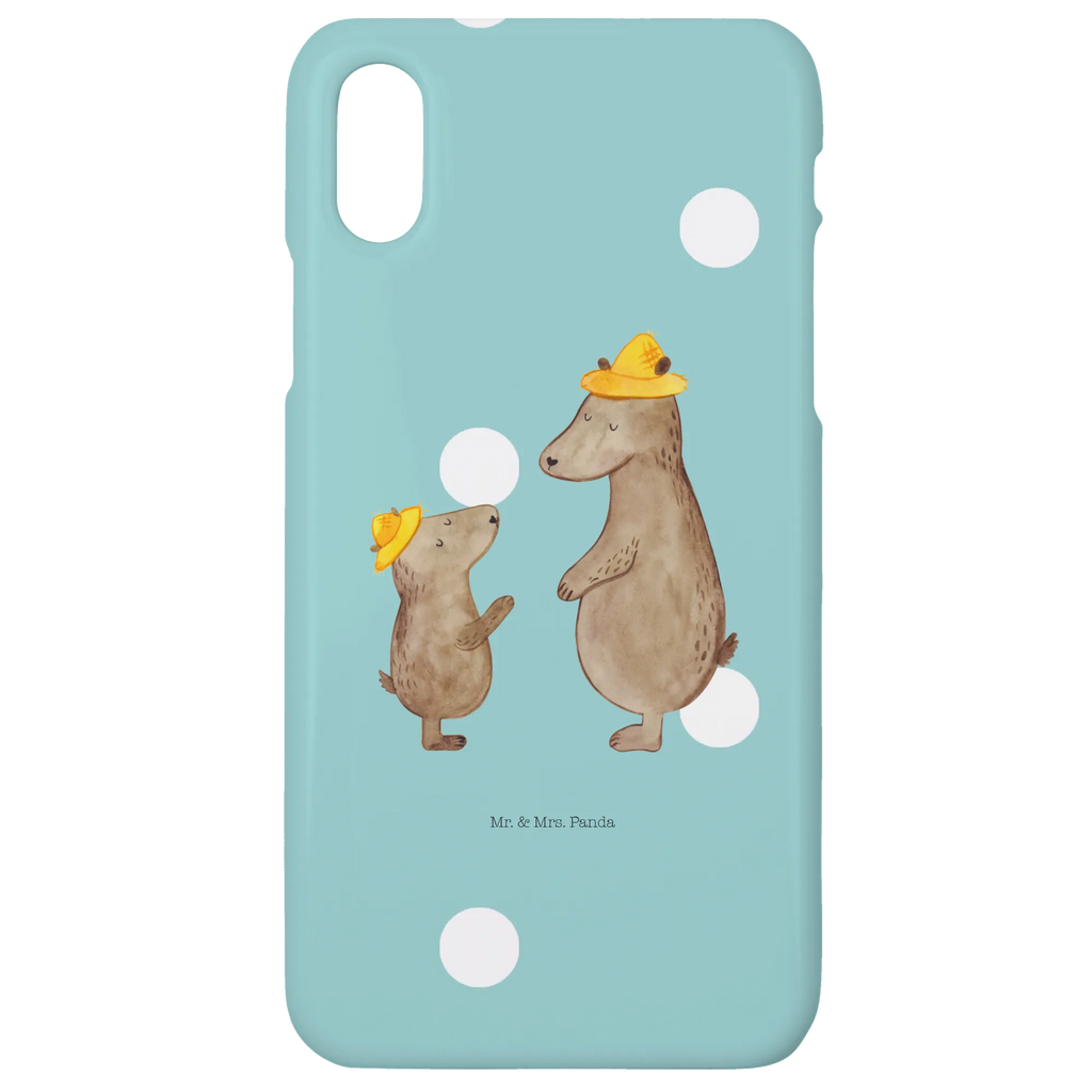 Phone case Bears with hats Handy, Handycover, Iphone X, Hülle, Handyhülle, Iphone 10, Cover, Familie, Vatertag, Muttertag, Bruder, Schwester, Mama, Papa, Oma, Opa, Söhne, Bären, Kind, Vorbild, Dad, Bär, Lieblingsmensch, Daddy, Sohn, Vater-Sohn, Paps, Kinder, Family, Vater, Papi