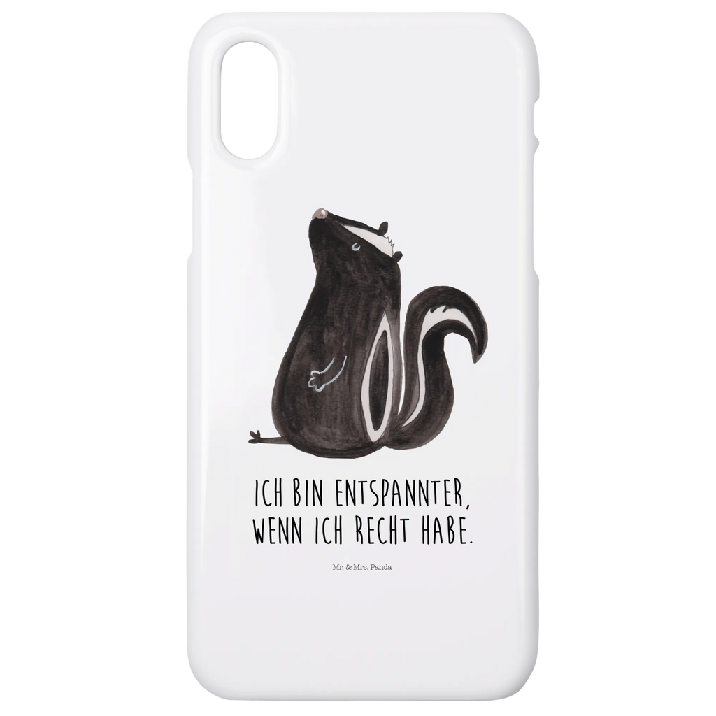Phone case skunk Sit Handycover, Handyhülle, Iphone 10, Handy, Hülle, Cover, Handy Case, Iphone X, Skunk, Stinktier, Wildtier, Spruch, Raubtier, Büro, Stinki, Stinker, Recht, Besserwisser