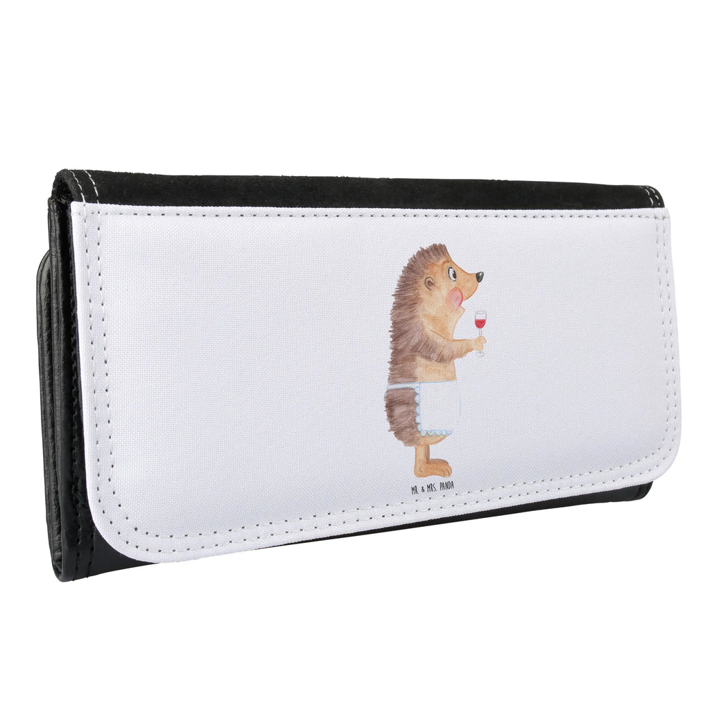 Ladies purse Hedgehog wine Purse, Large, XXL, Ladies, Wallets, Wallet, small animals, cute, funny, cute animal motives, hand drawn, small world, funny sayings, good mood, happy, gifts, gift ideas, special gifts, animal lover, card, wine decoration, gift wine drinker, wine glass, red wine, gift wine lover, drinking wine, wine saying, hedgehog, white wine