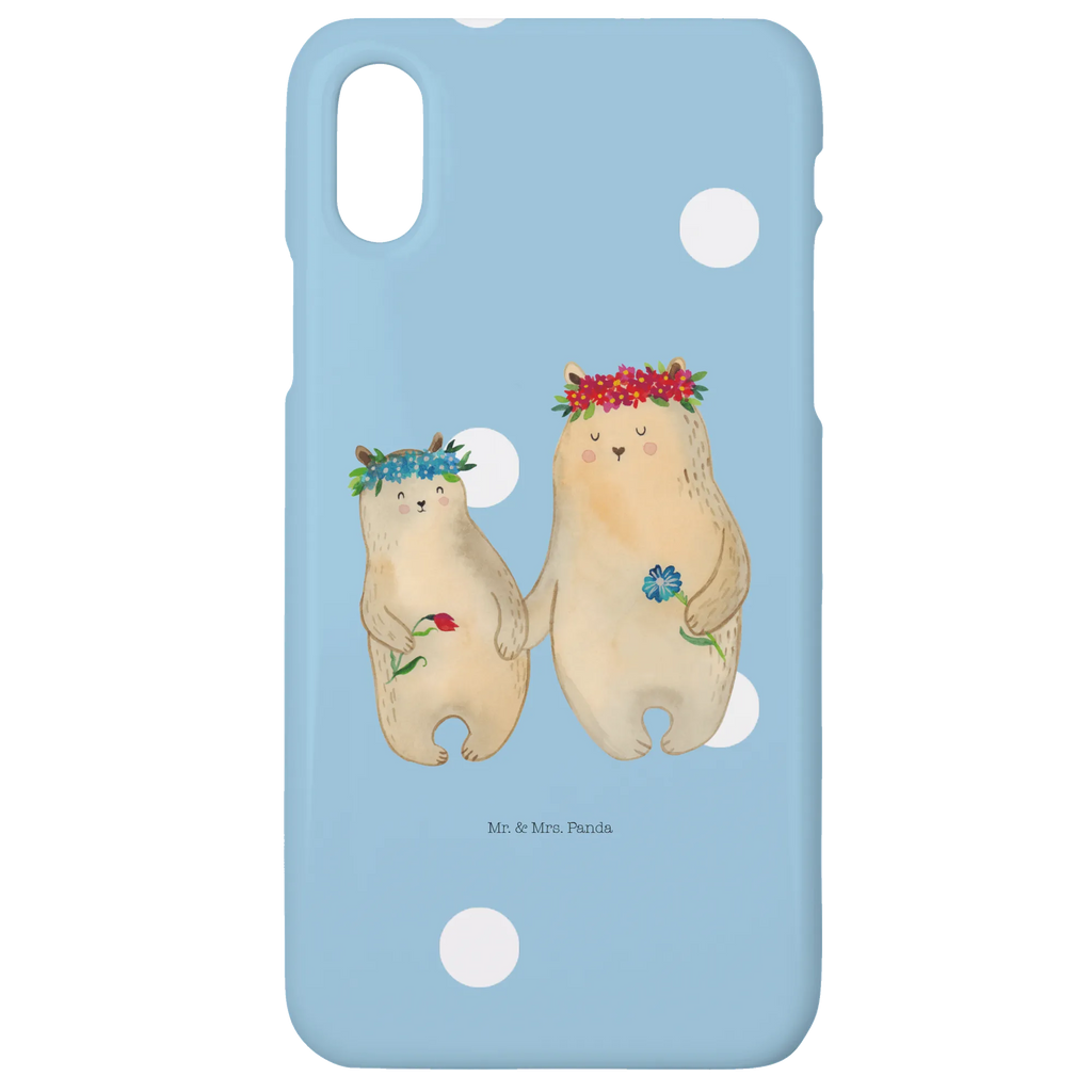 Handyhülle Bären mit Blumenkranz Iphone 10, Handyhülle, Hülle, Iphone X, Cover, Handy Case, Handycover, Handy, Vatertag, Bruder, Schwester, Opa, Familie, Muttertag, Mama, Oma, Papa, Kinder, Beste Mutter, Mami, Lieblingsmama, Tochter, Bär, Geschenk Mama. Muttertag, Weltbeste Mama, Family, Töchter, Bären, Lieblingsmensch, Kind, Mutti, Mutter, Vorbild