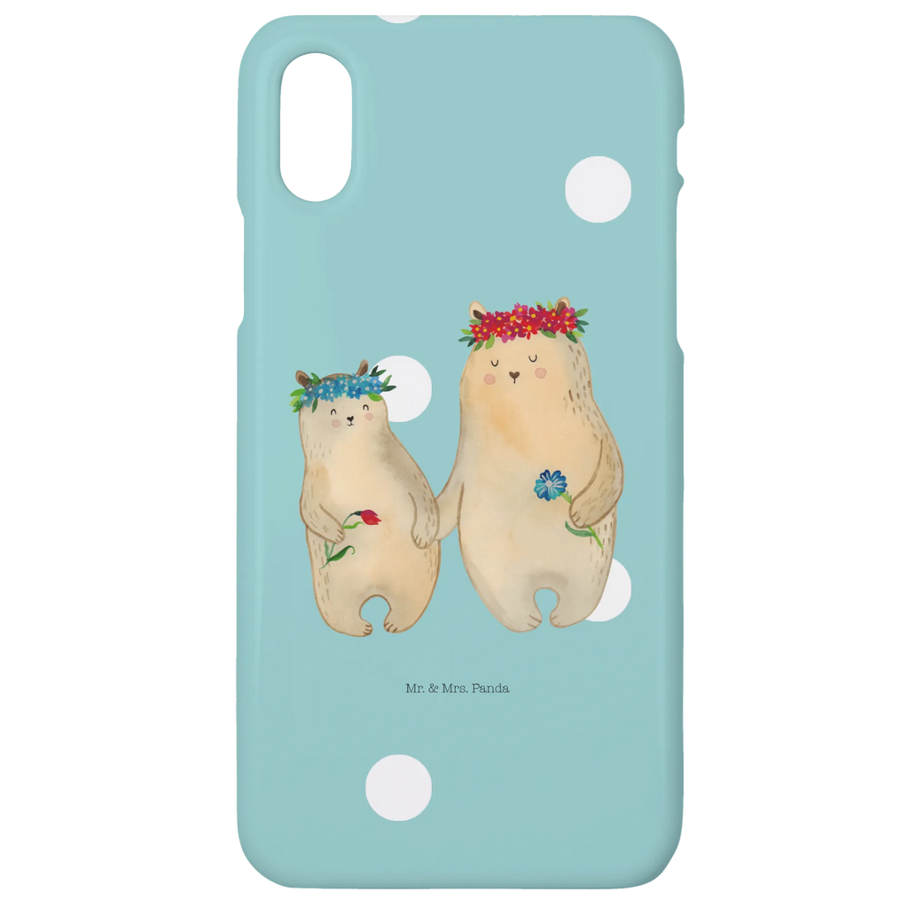 Handyhülle Bären mit Blumenkranz Iphone 10, Handyhülle, Hülle, Iphone X, Cover, Handy Case, Handycover, Handy, Vatertag, Bruder, Schwester, Opa, Familie, Muttertag, Mama, Oma, Papa, Kinder, Beste Mutter, Mami, Lieblingsmama, Tochter, Bär, Geschenk Mama. Muttertag, Weltbeste Mama, Family, Töchter, Bären, Lieblingsmensch, Kind, Mutti, Mutter, Vorbild