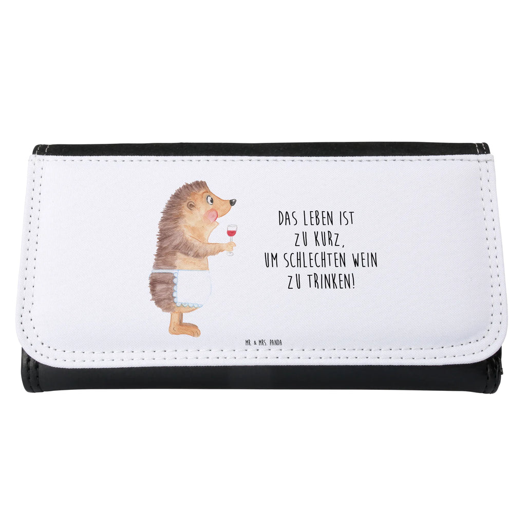 Ladies purse Hedgehog wine Purse, Large, XXL, Ladies, Wallets, Wallet, small animals, cute, funny, cute animal motives, hand drawn, small world, funny sayings, good mood, happy, gifts, gift ideas, special gifts, animal lover, card, wine decoration, gift wine drinker, wine glass, red wine, gift wine lover, drinking wine, wine saying, hedgehog, white wine