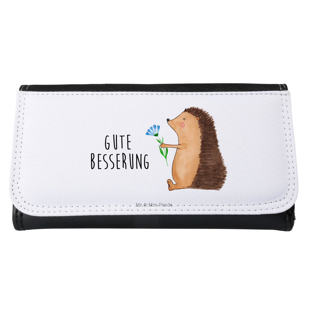 Ladies purse Hedgehog Flower Purse, XXL, Large, Wallet, Wallets, Ladies, small animals, cute, funny, cute animal motives, hand drawn, small world, funny sayings, good mood, happy, gifts, gift ideas, special gifts, animal lover, card, sick, get well soon, recovery wishes, hospital, visit, illness, hedgehog