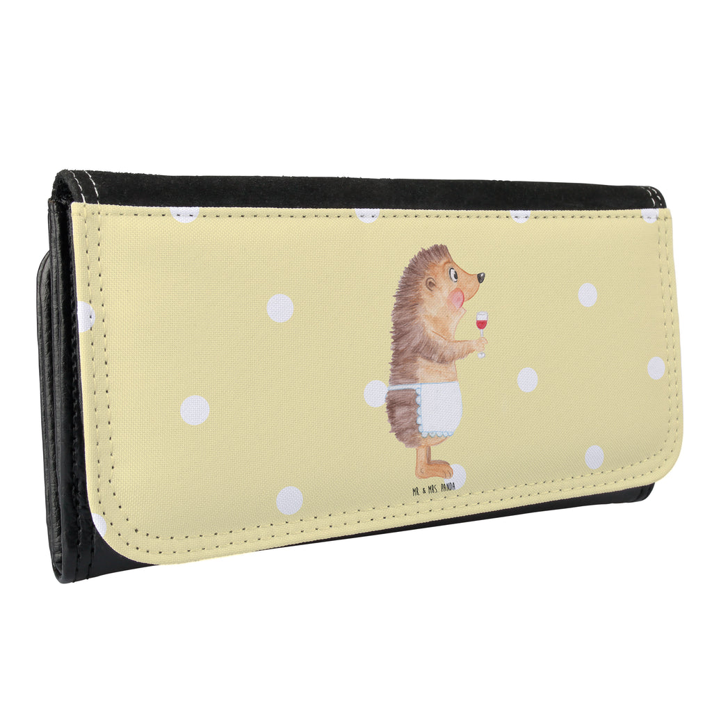 Ladies purse Hedgehog wine Purse, Large, XXL, Ladies, Wallets, Wallet, small animals, cute, funny, cute animal motives, hand drawn, small world, funny sayings, good mood, happy, gifts, gift ideas, special gifts, animal lover, card, wine decoration, gift wine drinker, wine glass, red wine, gift wine lover, drinking wine, wine saying, hedgehog, white wine