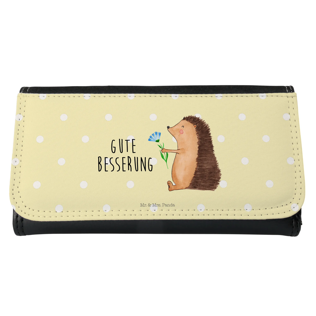 Ladies purse Hedgehog Flower Purse, XXL, Large, Wallet, Wallets, Ladies, small animals, cute, funny, cute animal motives, hand drawn, small world, funny sayings, good mood, happy, gifts, gift ideas, special gifts, animal lover, card, sick, get well soon, recovery wishes, hospital, visit, illness, hedgehog