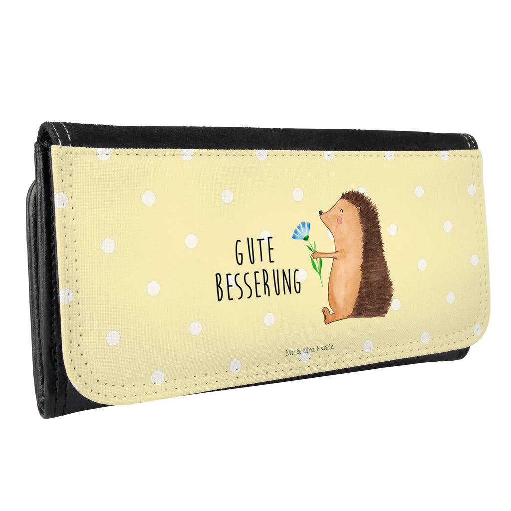 Ladies purse Hedgehog Flower Purse, XXL, Large, Wallet, Wallets, Ladies, small animals, cute, funny, cute animal motives, hand drawn, small world, funny sayings, good mood, happy, gifts, gift ideas, special gifts, animal lover, card, sick, get well soon, recovery wishes, hospital, visit, illness, hedgehog