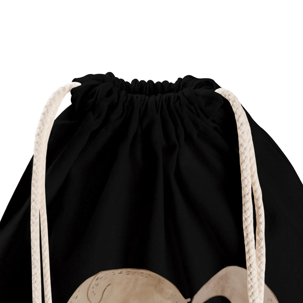 Drawstring bag otter Heart sports bag, hipster, bag, jute bag, carrier bag, gym bag, otter, marten, sea otter, European otter, water mammal, aquatic animal, baby otter, predator, water, otter gifts, animal lover, gift ideas for animal lovers, animal, mammal, water animal, gifts for people in love, wedding day, engagement, anniversary, heart, proof of love, love you, life together, better half, love, love gift