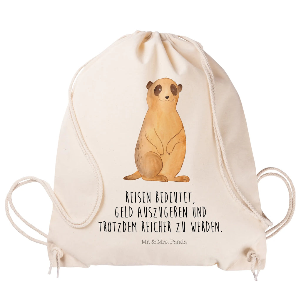 Drawstring bag Meerkat jute bag, carrier bag, hipster, sports bag, gym bag, bag, Africa, World trip, Traveling, Travel, Africa trip, Road trip, Meerkat, Saying