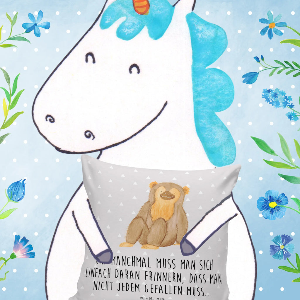 Cushion Monkey Pillow, bed, soft, cushion, couch, pillows, bedroom, 40 x 40, settee, sofa, pad, 40x40, pillow case, fluffy, Africa, monkey, self-esteem, respect, love, monkeys, self-confidence, motivation, selfcare, self-love