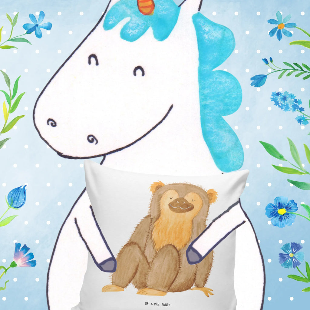 Cushion Monkey Pillow, bed, soft, cushion, couch, pillows, bedroom, 40 x 40, settee, sofa, pad, 40x40, pillow case, fluffy, Africa, monkey, self-esteem, respect, love, monkeys, self-confidence, motivation, selfcare, self-love