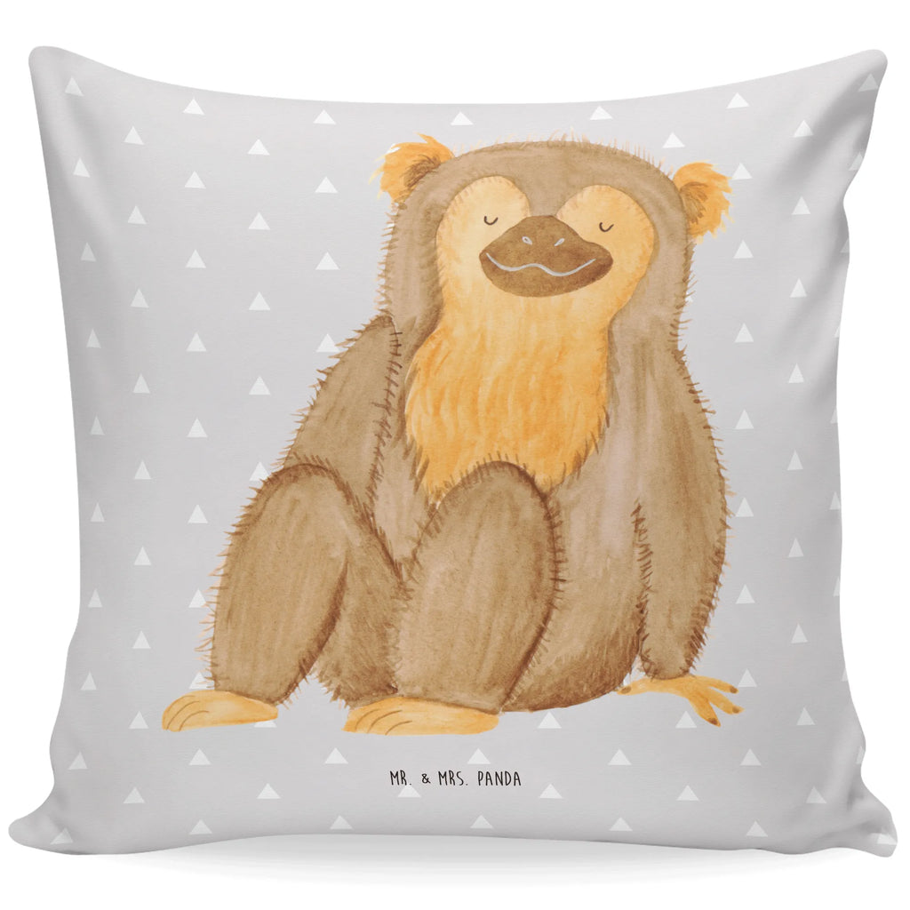Cushion Monkey Pillow, bed, soft, cushion, couch, pillows, bedroom, 40 x 40, settee, sofa, pad, 40x40, pillow case, fluffy, Africa, monkey, self-esteem, respect, love, monkeys, self-confidence, motivation, selfcare, self-love