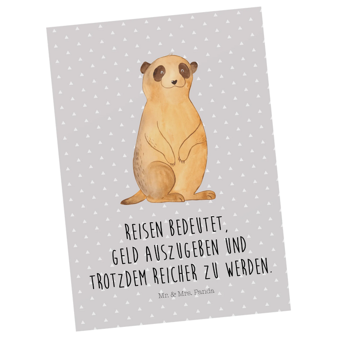 Postkarte Erdmännchen