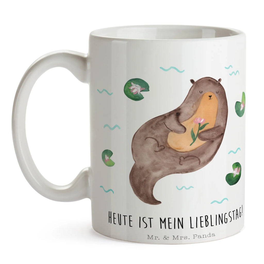 Mug otter Water Lily coffee mug, custom mug, office mug, personalized mug, mug with designs, porcelain mug, mug with quotes, mug, ceramic mug, latte mug, tea mug, gift mug, novelty mug, otter, marten, sea otter, European otter, water mammal, aquatic animal, baby otter, predator, water, otter gifts, animal lover, gift ideas for animal lovers, animal, mammal, water animal, gifts for people in love