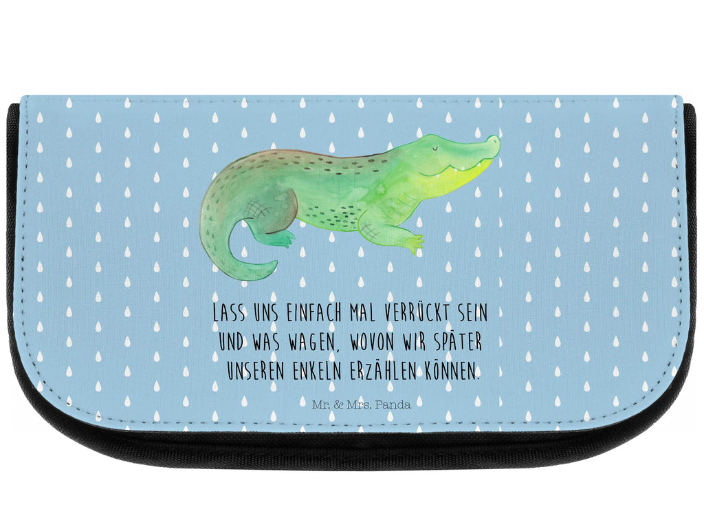 Cosmetics bag Crocodile reise kosmetiktasche, zubehörtasche, kleines Täschchen, Waschtasche, Beautybag, Toilettentasche, Organizer Tasche, reiseschminktasche, Necessaire, Kosmetiktasche, Schminkbeutel, toilettenbeutel, kosmetiktäschchen, kulturtäschchen, Schminktasche, Schminktäschchen, bad tasche, Reisenecessaires, Waschbeutel, Beauty Bag, Make-Up Bag, beauty case, kosmetik beutel, Kulturtasche, hygiene tasche, beauty tasche, utensilientasche, Kulturbeutel, Urlaub, Meer, Meerestiere, Beste Freundin, Verrückt sein, Freundin, Reiselust, Lieblingsmensch, Spontan sein, Abenteuerlust, Krokodile, Krokodil