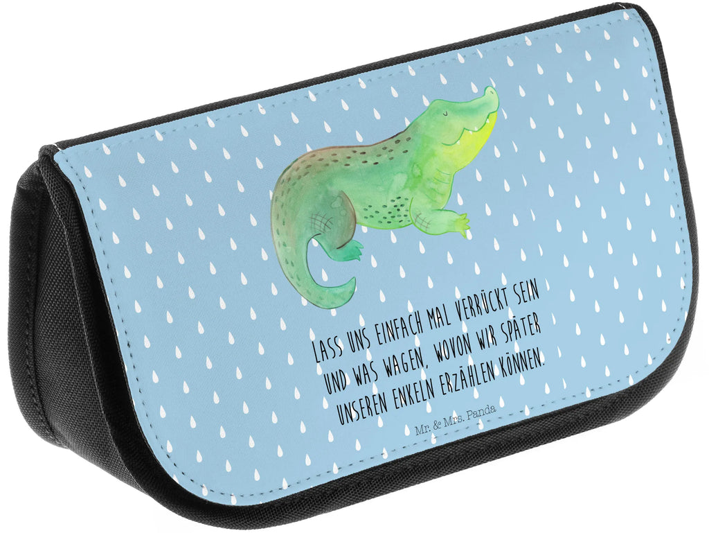 Cosmetics bag Crocodile reise kosmetiktasche, zubehörtasche, kleines Täschchen, Waschtasche, Beautybag, Toilettentasche, Organizer Tasche, reiseschminktasche, Necessaire, Kosmetiktasche, Schminkbeutel, toilettenbeutel, kosmetiktäschchen, kulturtäschchen, Schminktasche, Schminktäschchen, bad tasche, Reisenecessaires, Waschbeutel, Beauty Bag, Make-Up Bag, beauty case, kosmetik beutel, Kulturtasche, hygiene tasche, beauty tasche, utensilientasche, Kulturbeutel, Urlaub, Meer, Meerestiere, Beste Freundin, Verrückt sein, Freundin, Reiselust, Lieblingsmensch, Spontan sein, Abenteuerlust, Krokodile, Krokodil