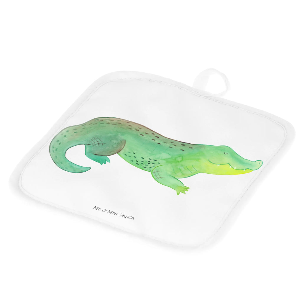 2-elementowy zestaw podkładek pod garnki Krokodyl Topflappen Set, Topflappenset, 2er Set Topflappen, Topflappen 2er Set, Topfuntersetzer, Topflappen, topfhalter, Topfhandschuhe, Urlaub, Meer, Meerestiere, Beste Freundin, Abenteuerlust, Krokodil, Verrückt sein, Lieblingsmensch, Freundin, Spontan sein, Reiselust, Krokodile