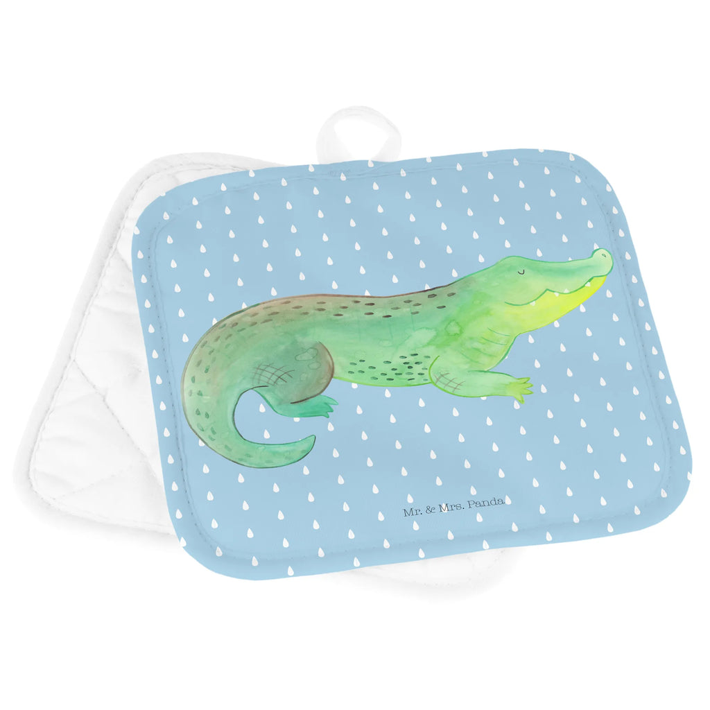 2-elementowy zestaw podkładek pod garnki Krokodyl Topflappen Set, Topflappenset, 2er Set Topflappen, Topflappen 2er Set, Topfuntersetzer, Topflappen, topfhalter, Topfhandschuhe, Urlaub, Meer, Meerestiere, Beste Freundin, Abenteuerlust, Krokodil, Verrückt sein, Lieblingsmensch, Freundin, Spontan sein, Reiselust, Krokodile