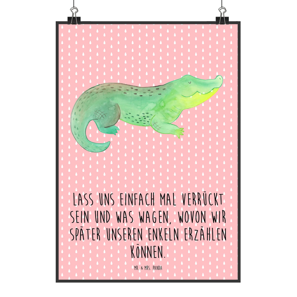 Plakat Krokodyl Plakat, grafikposter, wandkunst, Wanddekoration, Kunstdruck, kunstdruck poster, Wandschmuck, Poster, wanddeko, Wandposter, Wanddeko Bild, Deko Bild, Wandbild, wanddruck, Posterdruck, Bild, Designposter, Bild für Wand, drucke, kunstposter, Mr. & Mrs. Panda Poster, kunst für die wand, Meer, Meerestiere, Urlaub, Krokodile, Abenteuerlust, Beste Freundin, Verrückt sein, Krokodil, Freundin, Spontan sein, Lieblingsmensch, Reiselust