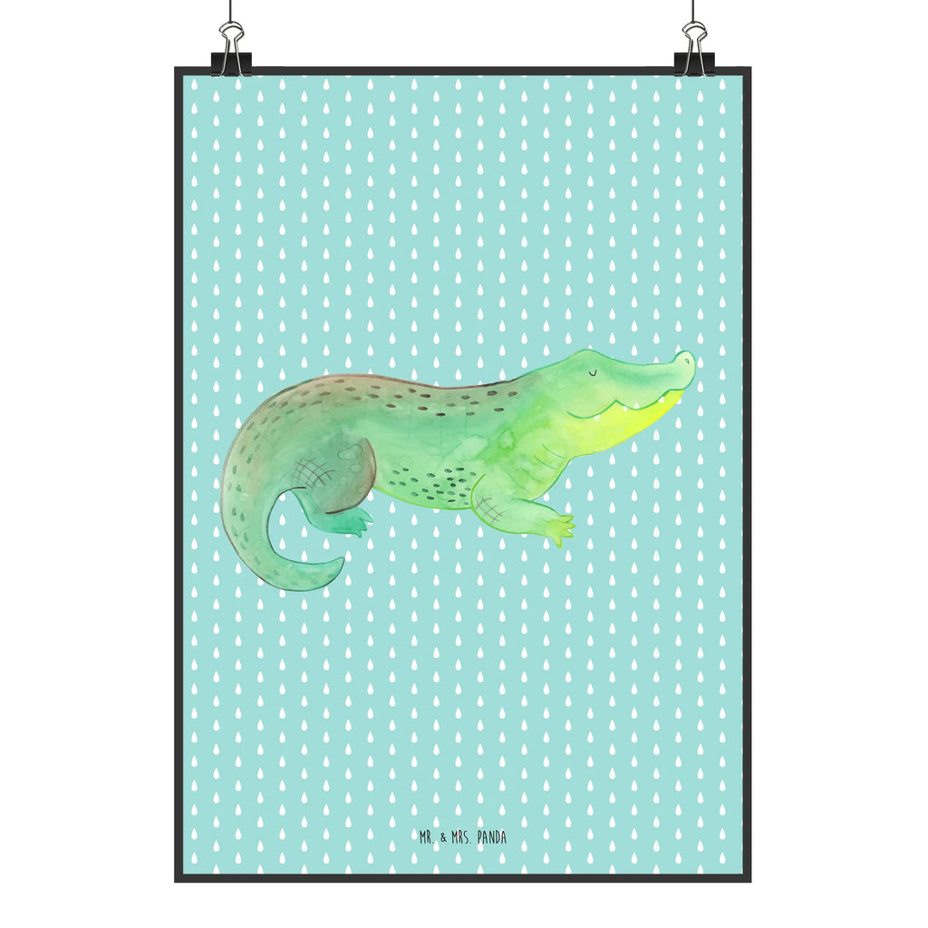 Plakat Krokodyl Plakat, grafikposter, wandkunst, Wanddekoration, Kunstdruck, kunstdruck poster, Wandschmuck, Poster, wanddeko, Wandposter, Wanddeko Bild, Deko Bild, Wandbild, wanddruck, Posterdruck, Bild, Designposter, Bild für Wand, drucke, kunstposter, Mr. & Mrs. Panda Poster, kunst für die wand, Meer, Meerestiere, Urlaub, Krokodile, Abenteuerlust, Beste Freundin, Verrückt sein, Krokodil, Freundin, Spontan sein, Lieblingsmensch, Reiselust