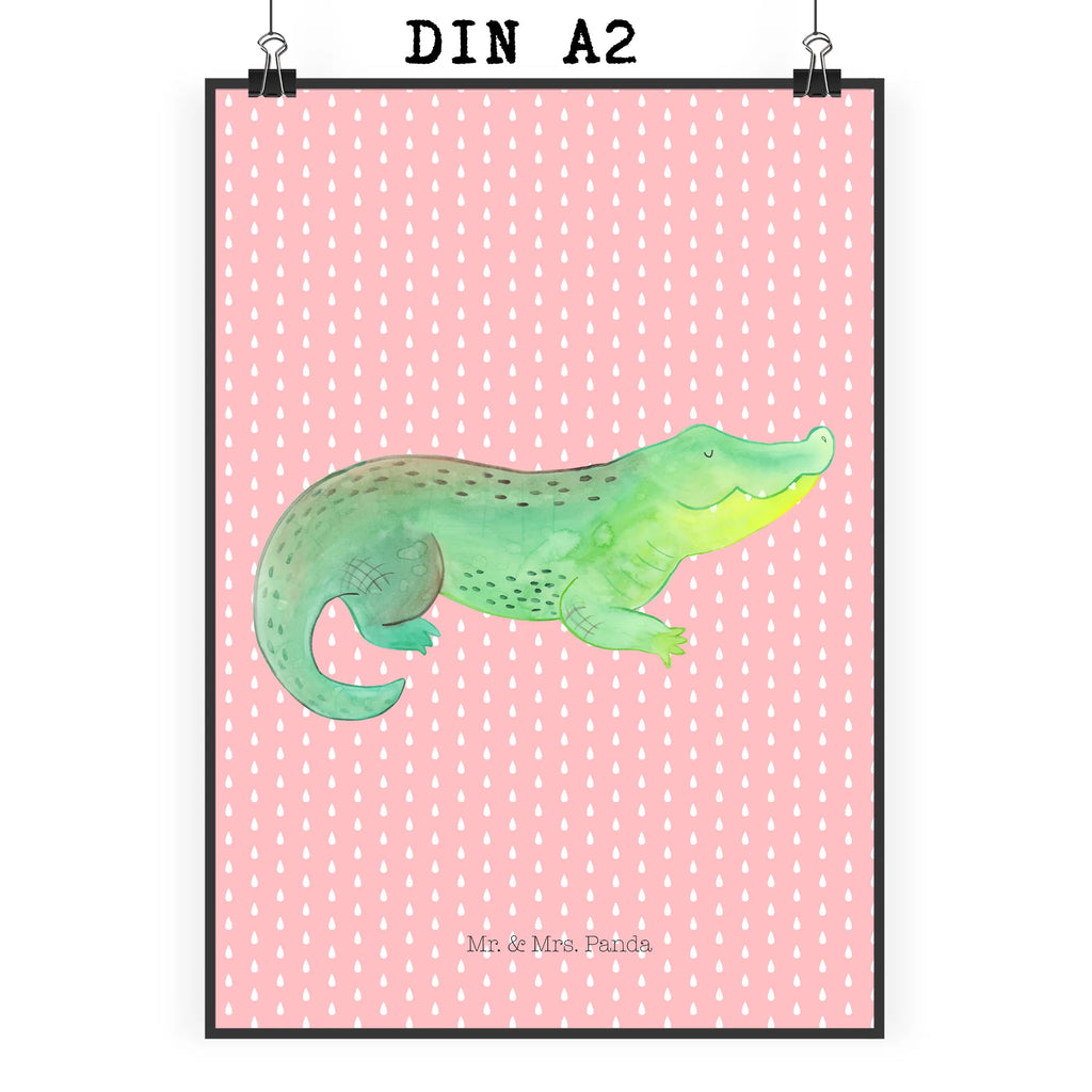Plakat Krokodyl Plakat, grafikposter, wandkunst, Wanddekoration, Kunstdruck, kunstdruck poster, Wandschmuck, Poster, wanddeko, Wandposter, Wanddeko Bild, Deko Bild, Wandbild, wanddruck, Posterdruck, Bild, Designposter, Bild für Wand, drucke, kunstposter, Mr. & Mrs. Panda Poster, kunst für die wand, Meer, Meerestiere, Urlaub, Krokodile, Abenteuerlust, Beste Freundin, Verrückt sein, Krokodil, Freundin, Spontan sein, Lieblingsmensch, Reiselust