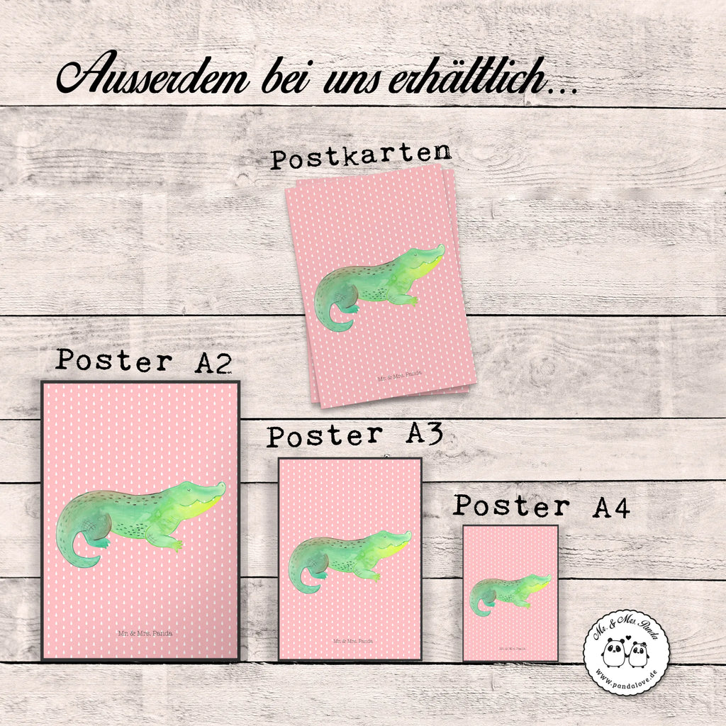 Plakat Krokodyl Plakat, grafikposter, wandkunst, Wanddekoration, Kunstdruck, kunstdruck poster, Wandschmuck, Poster, wanddeko, Wandposter, Wanddeko Bild, Deko Bild, Wandbild, wanddruck, Posterdruck, Bild, Designposter, Bild für Wand, drucke, kunstposter, Mr. & Mrs. Panda Poster, kunst für die wand, Meer, Meerestiere, Urlaub, Krokodile, Abenteuerlust, Beste Freundin, Verrückt sein, Krokodil, Freundin, Spontan sein, Lieblingsmensch, Reiselust