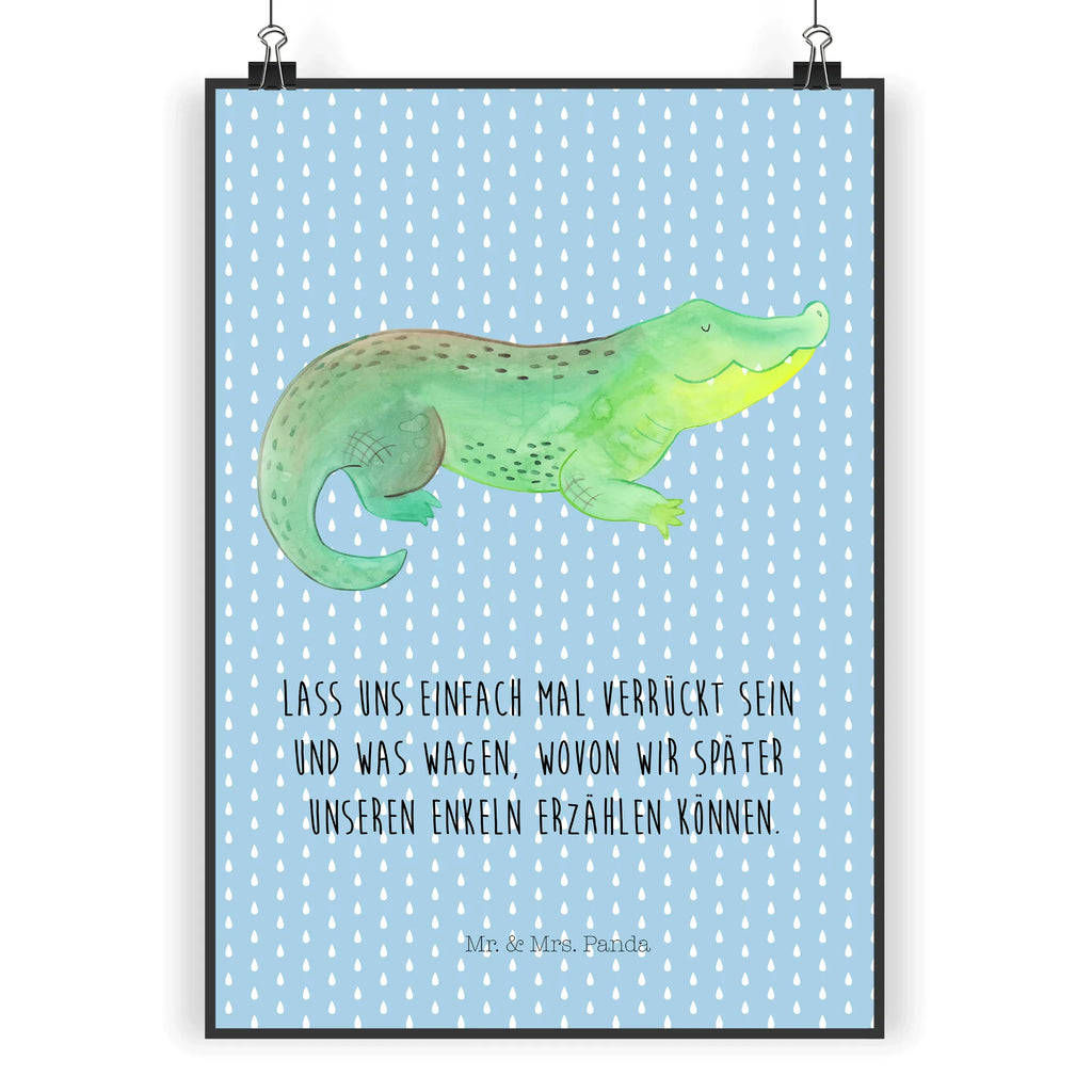 Plakat Krokodyl Plakat, grafikposter, wandkunst, Wanddekoration, Kunstdruck, kunstdruck poster, Wandschmuck, Poster, wanddeko, Wandposter, Wanddeko Bild, Deko Bild, Wandbild, wanddruck, Posterdruck, Bild, Designposter, Bild für Wand, drucke, kunstposter, Mr. & Mrs. Panda Poster, kunst für die wand, Meer, Meerestiere, Urlaub, Krokodile, Abenteuerlust, Beste Freundin, Verrückt sein, Krokodil, Freundin, Spontan sein, Lieblingsmensch, Reiselust