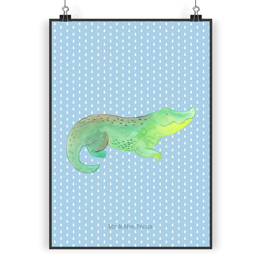 Plakat Krokodyl Plakat, grafikposter, wandkunst, Wanddekoration, Kunstdruck, kunstdruck poster, Wandschmuck, Poster, wanddeko, Wandposter, Wanddeko Bild, Deko Bild, Wandbild, wanddruck, Posterdruck, Bild, Designposter, Bild für Wand, drucke, kunstposter, Mr. & Mrs. Panda Poster, kunst für die wand, Meer, Meerestiere, Urlaub, Krokodile, Abenteuerlust, Beste Freundin, Verrückt sein, Krokodil, Freundin, Spontan sein, Lieblingsmensch, Reiselust