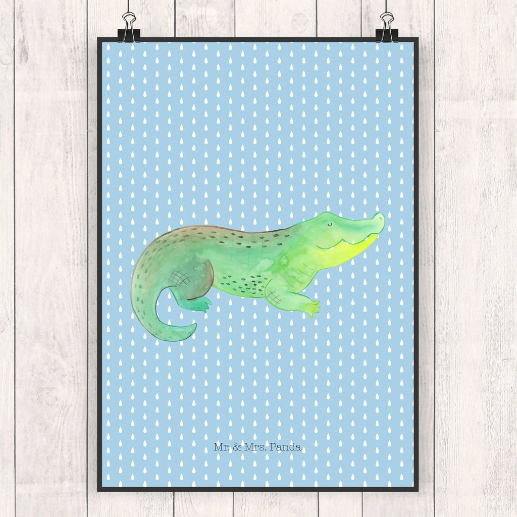 Plakat Krokodyl Plakat, grafikposter, wandkunst, Wanddekoration, Kunstdruck, kunstdruck poster, Wandschmuck, Poster, wanddeko, Wandposter, Wanddeko Bild, Deko Bild, Wandbild, wanddruck, Posterdruck, Bild, Designposter, Bild für Wand, drucke, kunstposter, Mr. & Mrs. Panda Poster, kunst für die wand, Meer, Meerestiere, Urlaub, Krokodile, Abenteuerlust, Beste Freundin, Verrückt sein, Krokodil, Freundin, Spontan sein, Lieblingsmensch, Reiselust