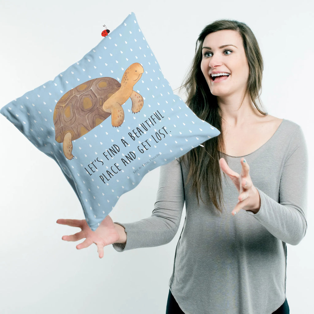 40x40 poduszka Żółw maszerować Zwierzeta morskie, Morze, Wakacje