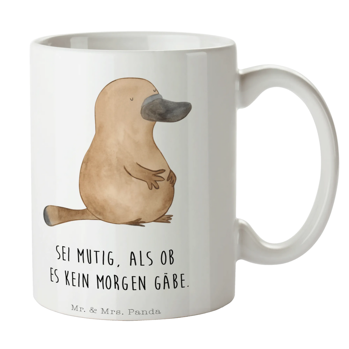 Tasse Schnabeltier Mut design tasse, cappuccinotasse, Keramikbecher, Kaffeepott, haferl, Trinktasse, Designtasse, Tasse mit Motiv, heißgetränkebecher, Kakaotasse, milchkaffeetasse, Tasse mit Spruch, Kaffeebecher, Frühstücksbecher, Tasse, Teetasse, Teebecher, Becher, kaffeebecher keramik, Bedruckte Tasse, Pott, tasse für büro, Motivtasse, kaffeetasse keramik, Henkelbecher, kakaobecher, Kaffeetasse, schöne tasse, Keramiktasse, hochwertige tasse, Henkeltasse, Bürotasse, kaffeebecher bedruckt, Bürobecher, Trinkbecher, milchtasse, kaffeetasse bedruckt, statement tasse, Henkelpott, Geschenktasse, tasse für kaffee, Dekotasse, Frühstückstasse, Teepott, Sprüchetasse, Urlaub, Meer, Meerestiere, Raodtrip, Schnabeltier, Weltreise, Motivation, Schnabeltiere, Training, Mut, Arbeit, Büro, Neuanfang, Neustart, mutig, Lebensweisheit
