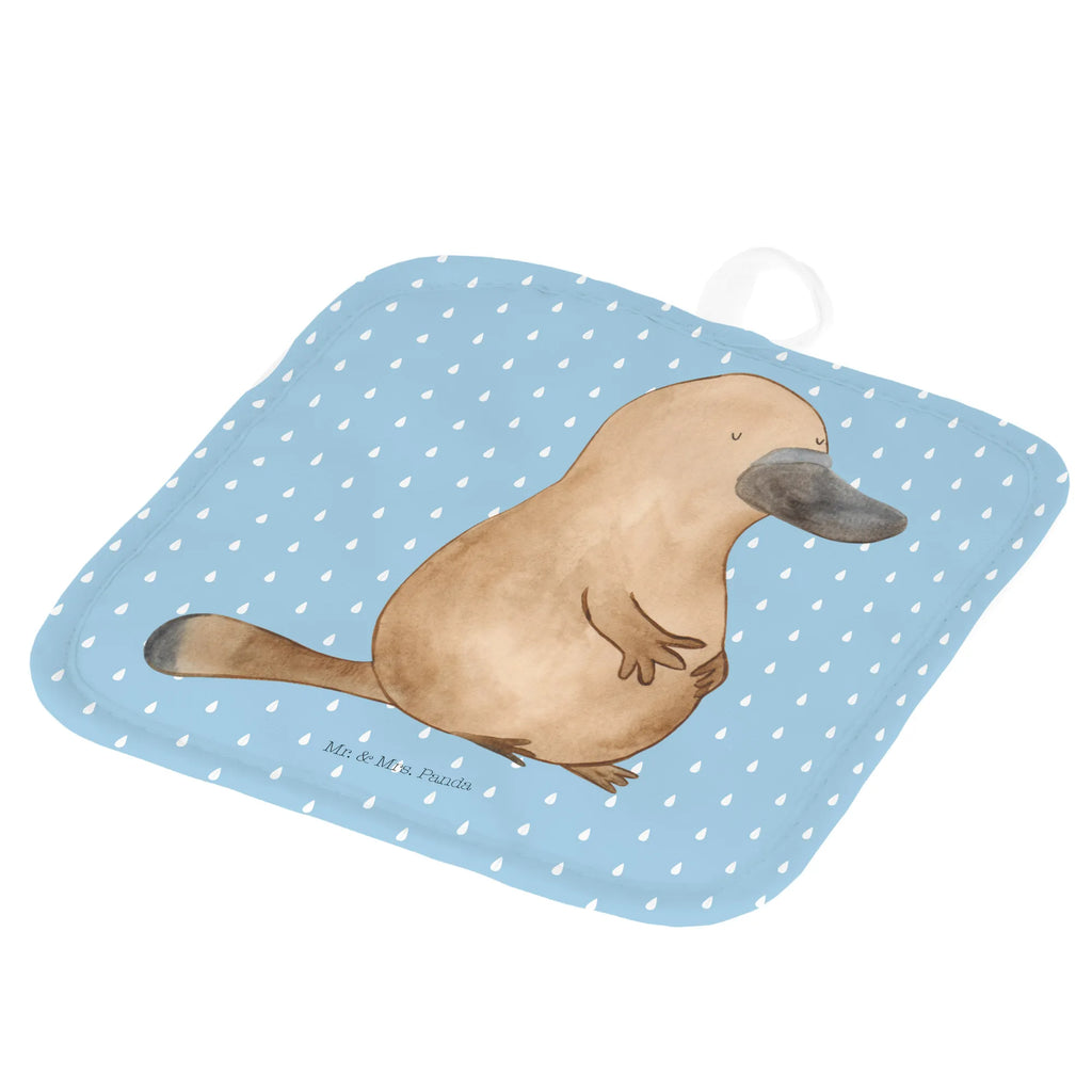 2er Set Topflappen  Schnabeltier Mut Topfhandschuhe, 2er Set Topflappen, topfhalter, Topflappen Set, Topflappen, Topflappen 2er Set, Topfuntersetzer, Topflappenset, Urlaub, Meer, Meerestiere, Motivation, Training, mutig, Neuanfang, Büro, Weltreise, Mut, Neustart, Schnabeltiere, Arbeit, Raodtrip, Lebensweisheit, Schnabeltier