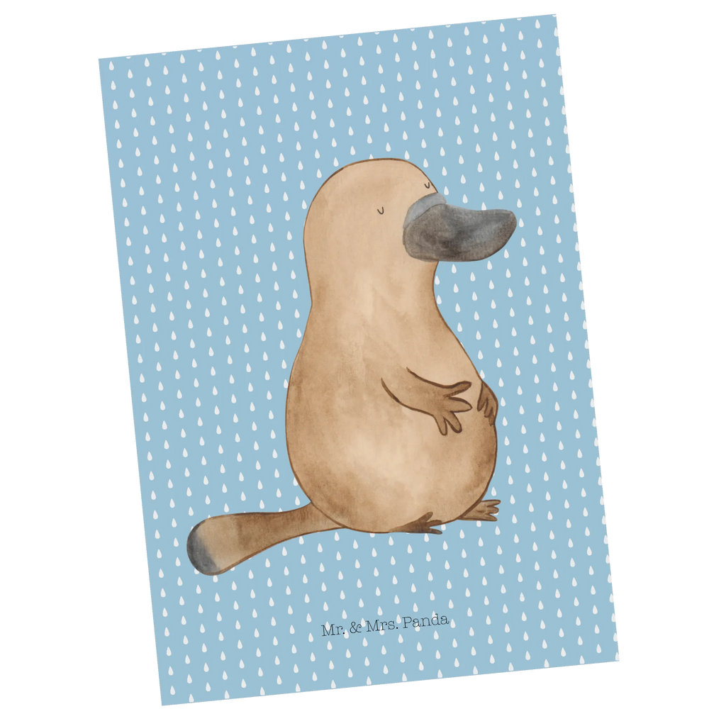 Postcard platypus courage Postkarte, Einladung Geburtstag, Karte, Einladungskarten Geburtstag, Ansichtskarte, Grußkarte, Einladung, Ansichtskarten, Dankeskarte, Einladungskarte, Geschenkkarte, Geburtstagskarte, Meerestiere, Meer, Urlaub, Schnabeltier, Motivation, Weltreise, Neustart, Lebensweisheit, Schnabeltiere, Neuanfang, Arbeit, Büro, mutig, Training, Raodtrip, Mut