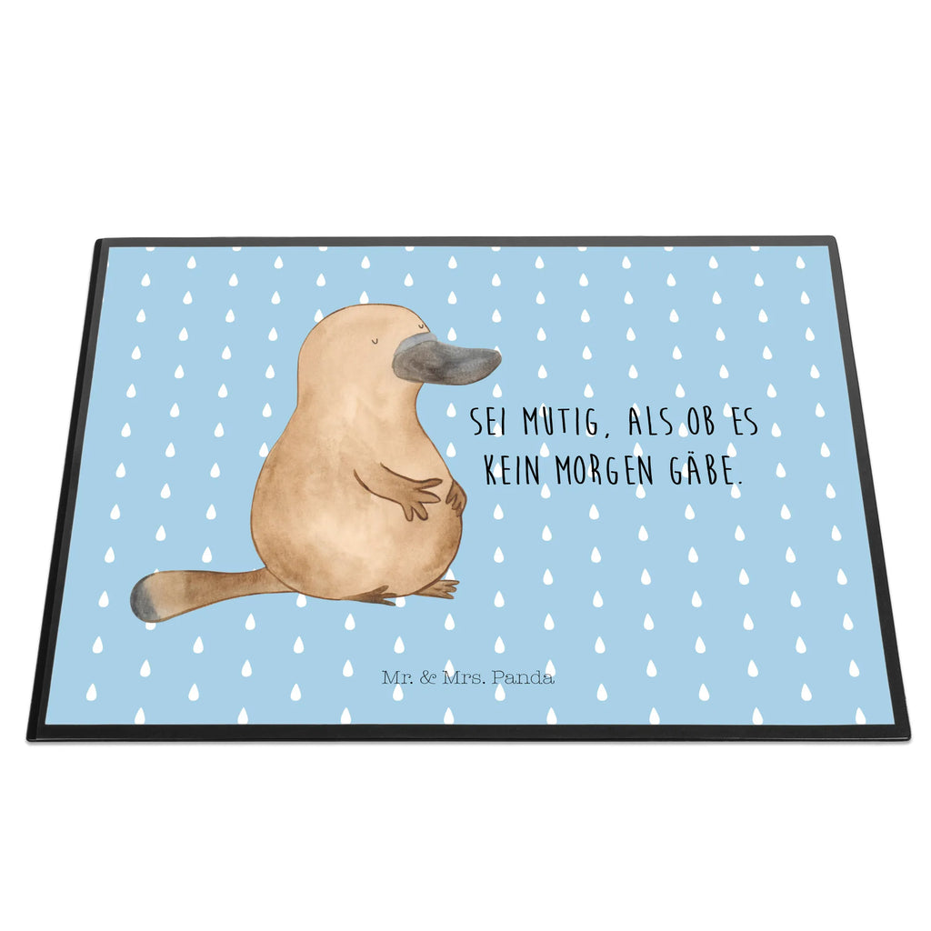 Schreibtischunterlage Schnabeltier mutig Schreibunterlage, Schreibwaren, Büroartikel, Schreibtischauflage, Bürobedarf, Schreibtisch Unterlagen, Schreibtischunterlage Groß, Meerestiere, Meer, Urlaub, Büro, Arbeit, mutig, Mut, Training, Schnabeltier, Lebensweisheit, Neuanfang, Motivation, Neustart, Schnabeltiere, Weltreise, Raodtrip